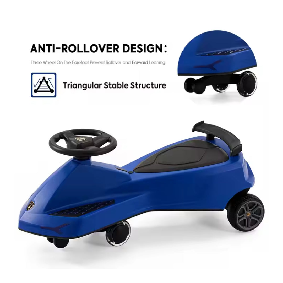 سيارة Lamborghini Swing Car - الأزرق