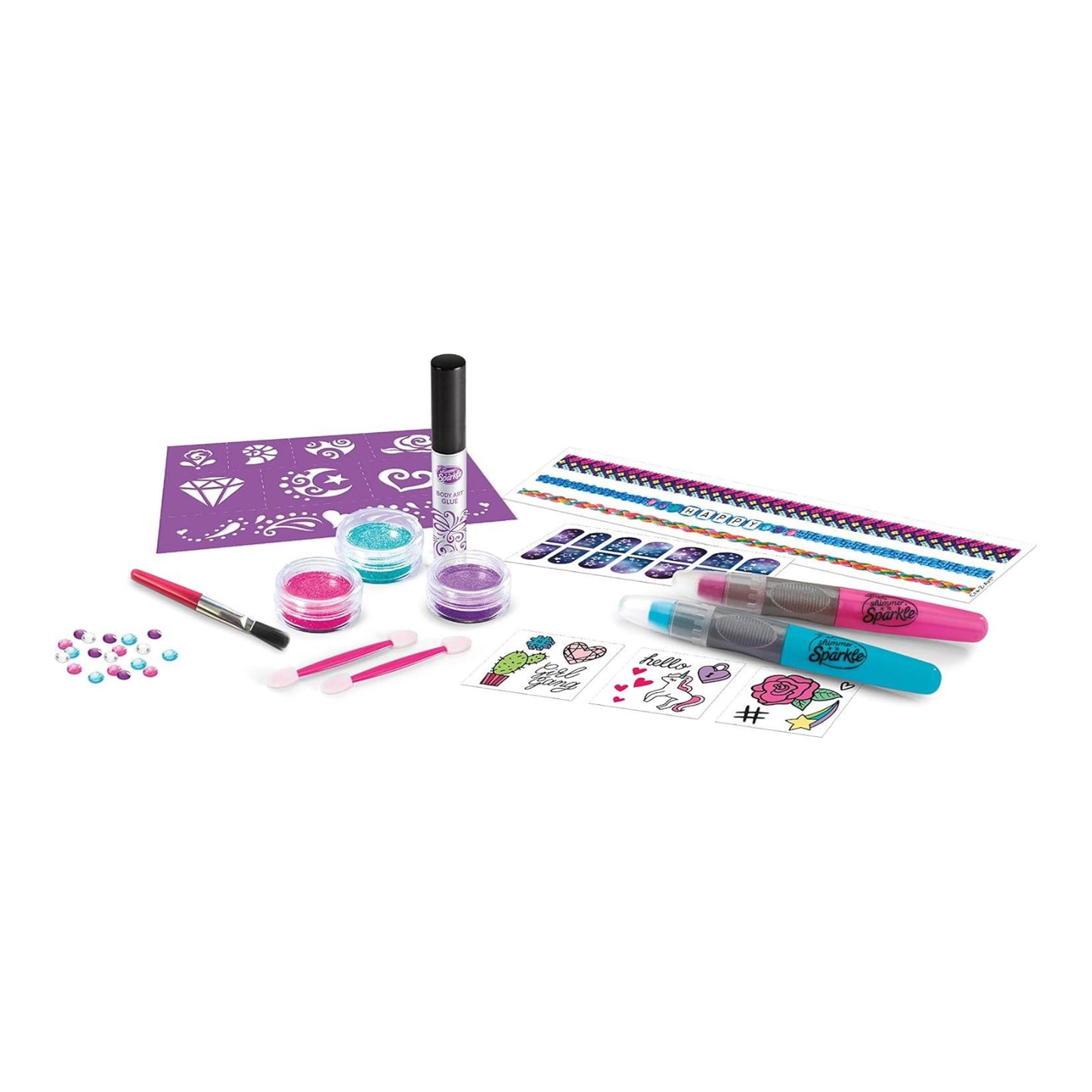 Shimmer N Sparkle 3-in-1 Ultimate Glitter Beauty Set