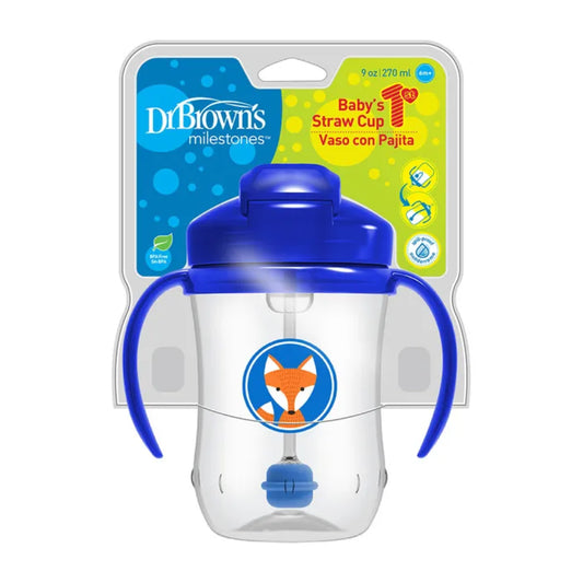Dr. Brown's - Baby's First Straw Cup with Handles 270ml