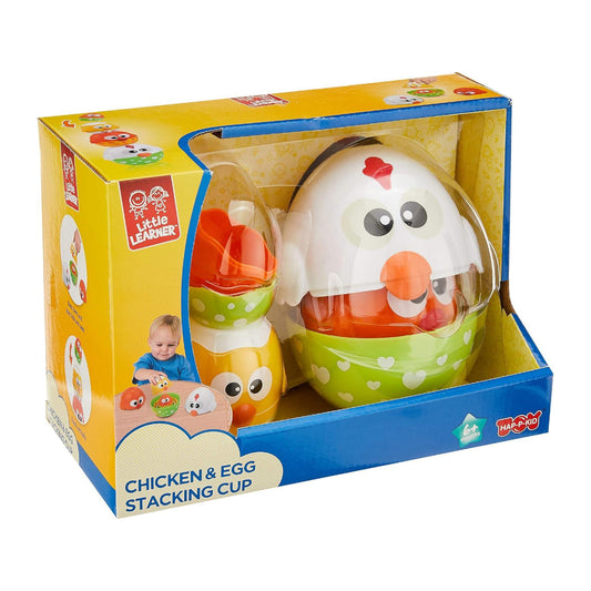 Little Learners Chicken & Egg Stacking Cup Toy