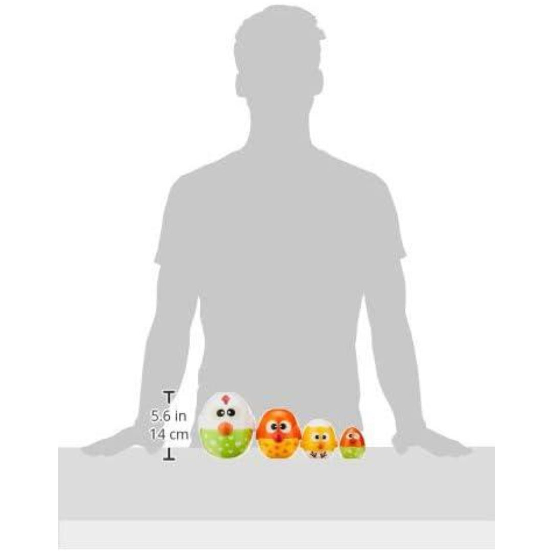 Little Learners Chicken & Egg Stacking Cup Toy