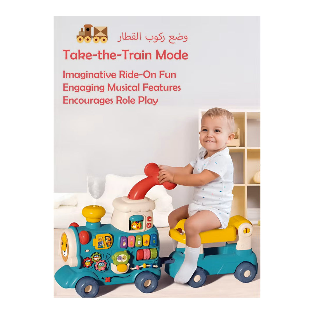 Steam Toddler Train 5-in-1 (الأخضر)