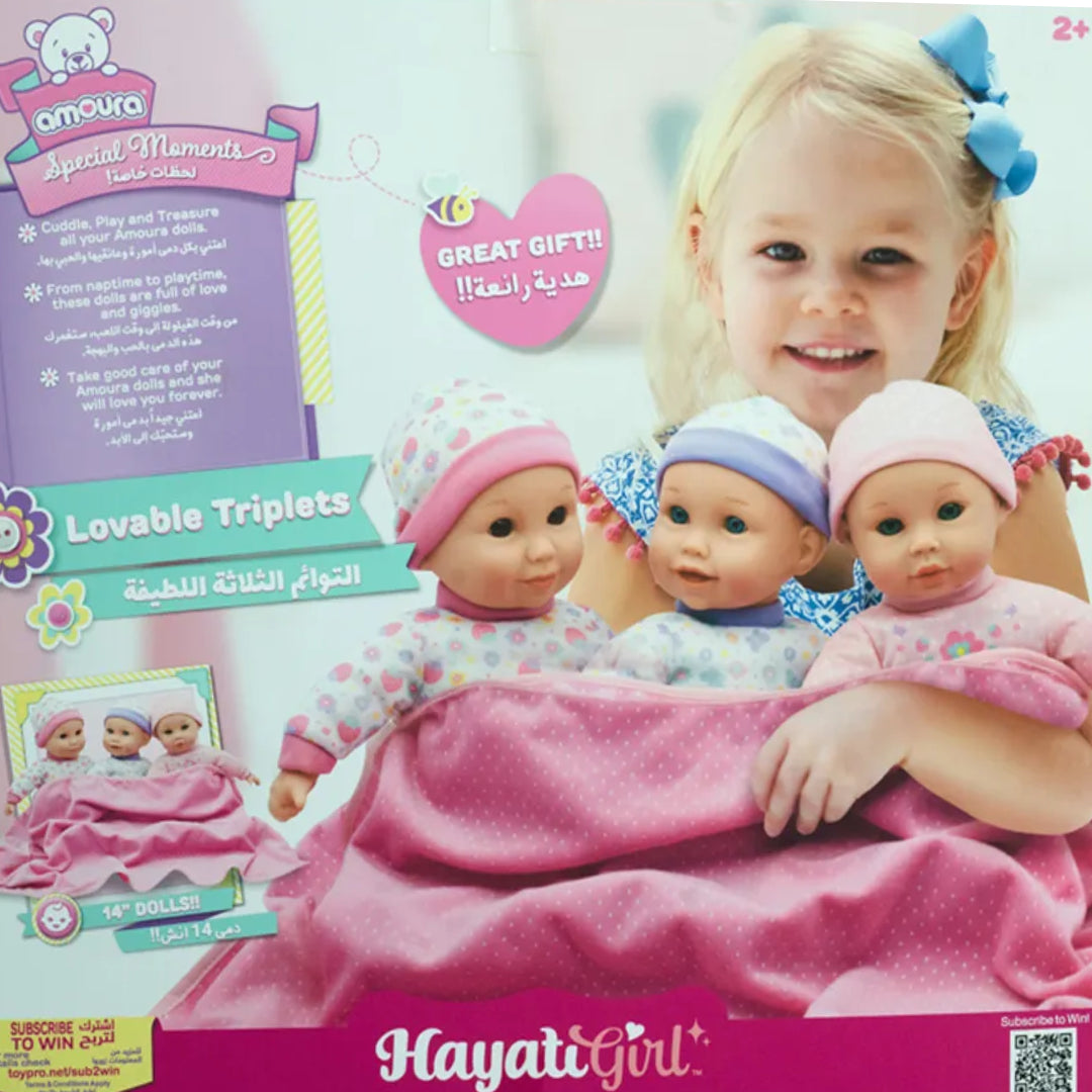 Amoura Lovable Triplets babydoll