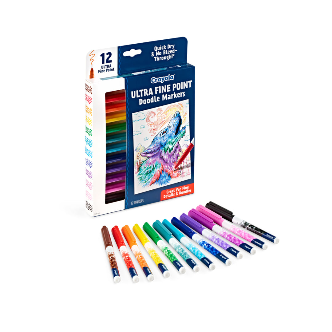 CRAYOLA Doodle & Draw Ultra Fine Point Doodle Marker