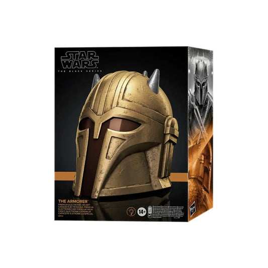 STAR WARS The Black Series The Armorer Premium Electronic Helmet