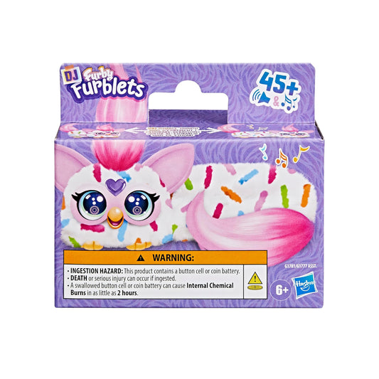 FURBY DJ Furblets Berry-Cup-Cake Mini Electronic Plush Toy