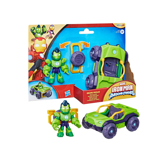 Marvel Iron Man and his Awesome Friends Iron Hulk Racer Set
