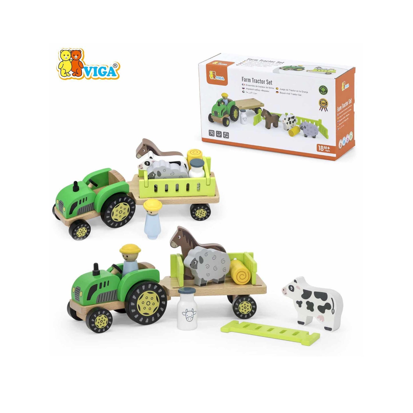 مجموعة جرار المزرعة