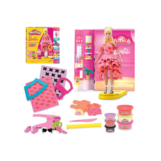 Play-Doh Barbie Designer Fashion Show Set, Make Doll Clothes
