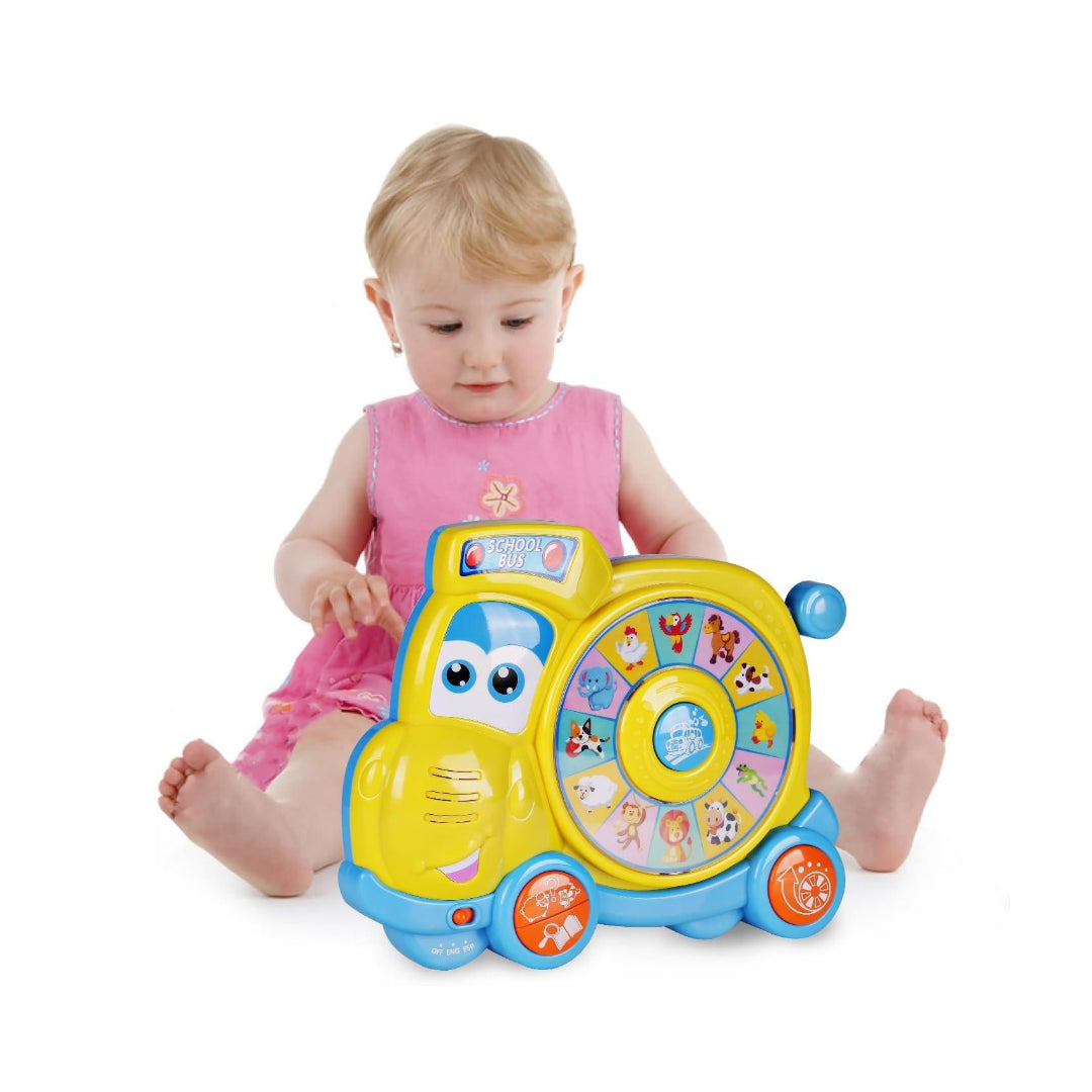 Little Learners Spin 'N Learn School Bus