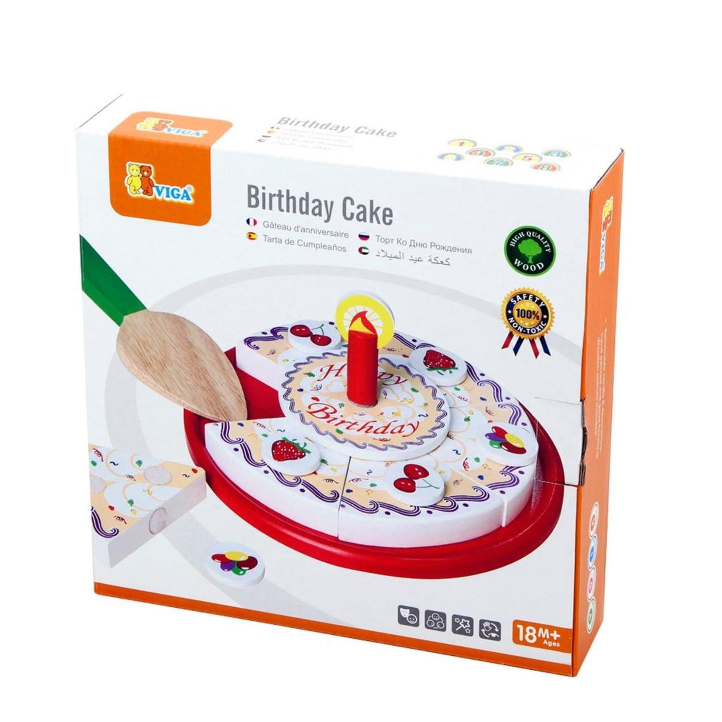 Viga Toys Cutting Cake
