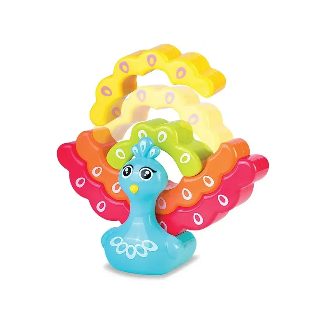 Little Learners Peacock Stacker