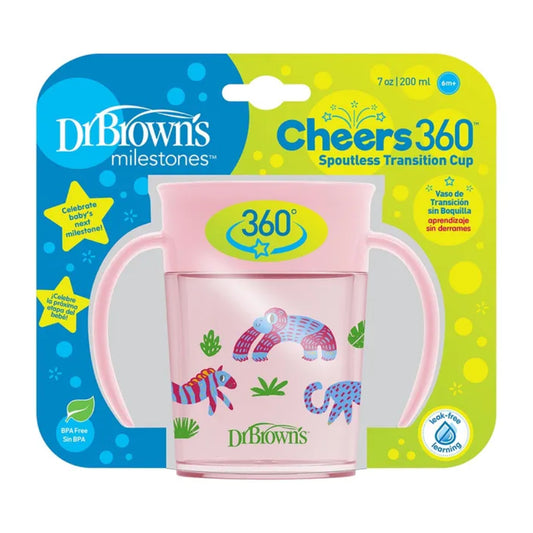 Dr. Brown's Smooth Wall Cheers 360 Cup with Handles 200ml