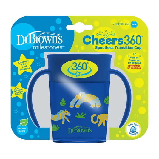 Dr. Brown's Smooth Wall Cheers 360 Cup with Handles 200ml