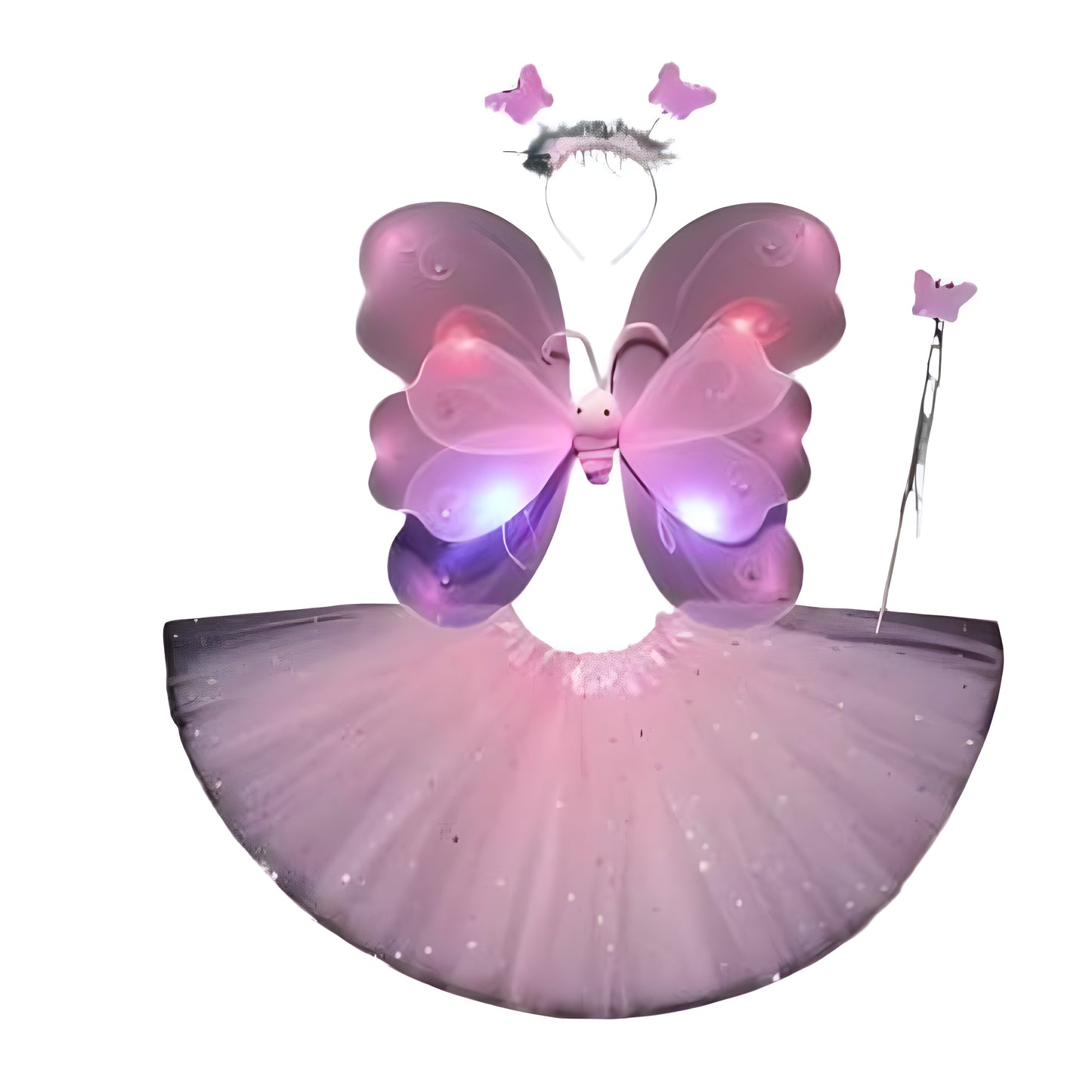 Butterfly wings for Girls with Hair Band and Magic wand