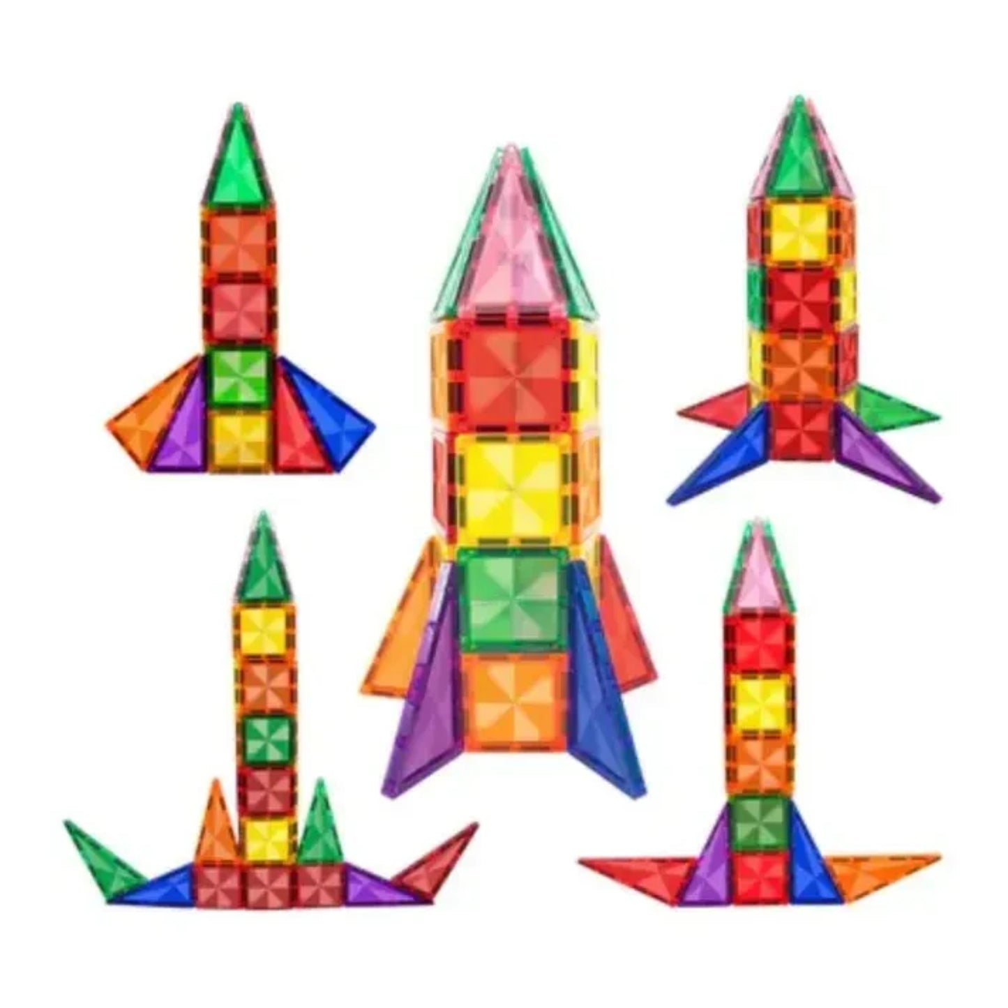 Picasso Tiles - Magnetic Mini Diamond Rocket