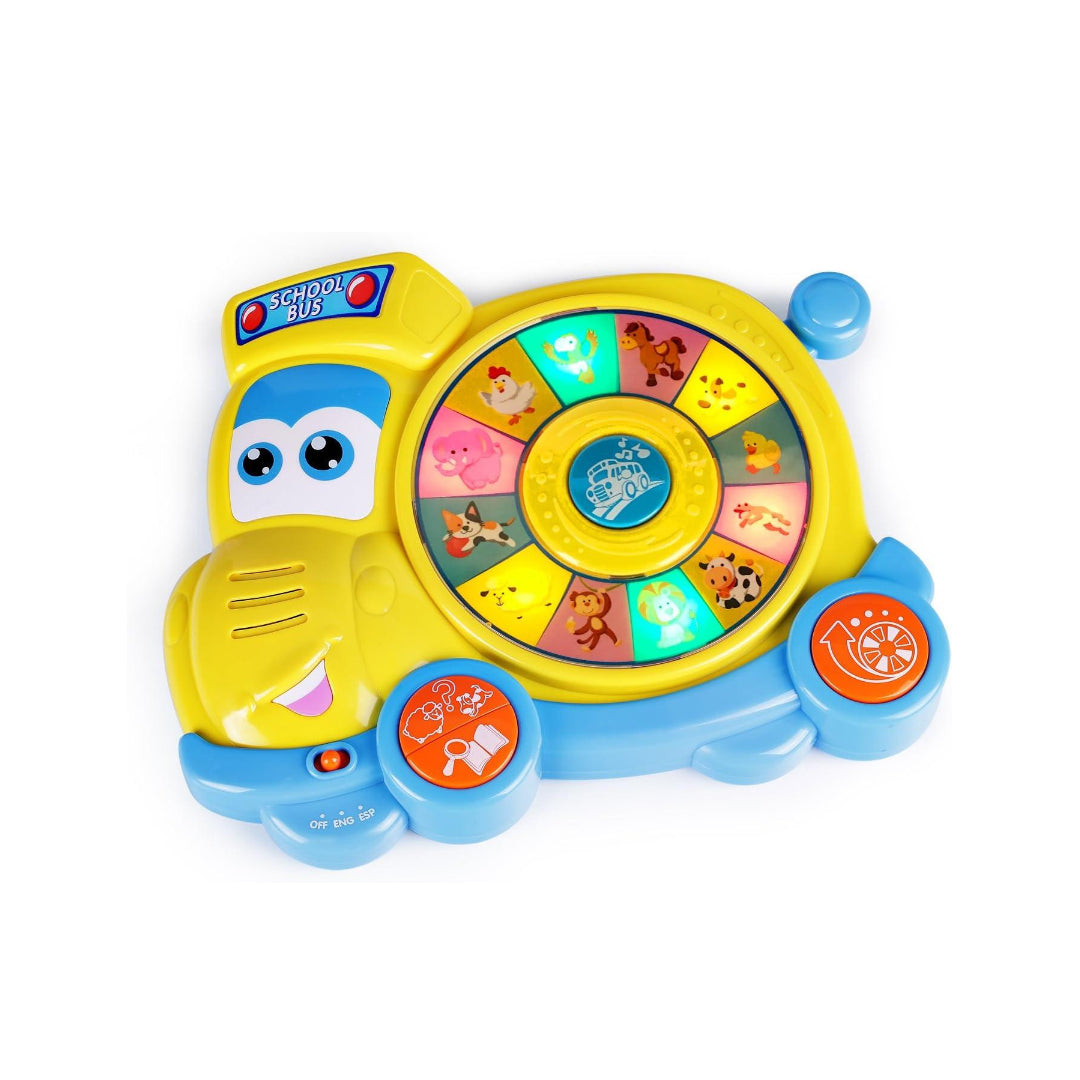 Little Learners Spin 'N Learn School Bus