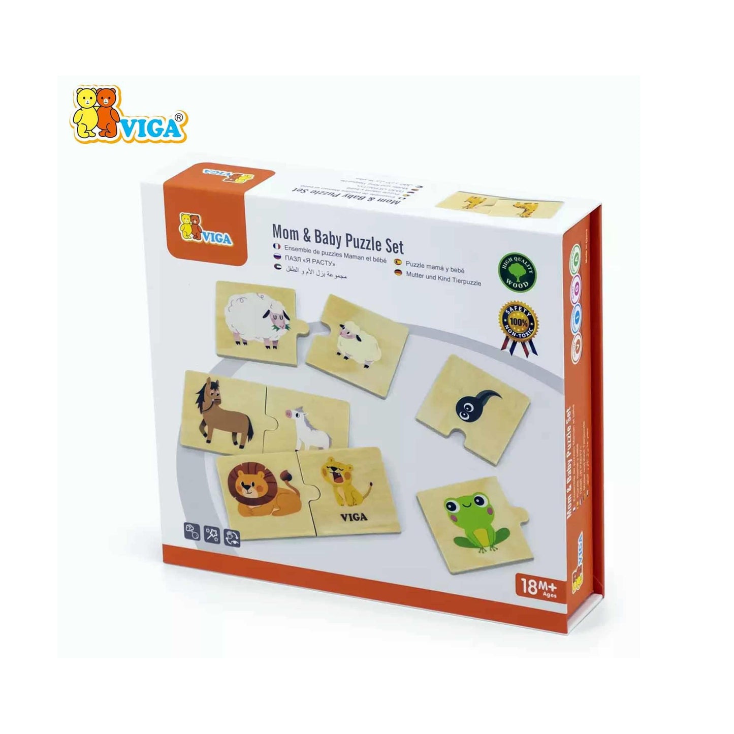 Mom & Baby Puzzle Set