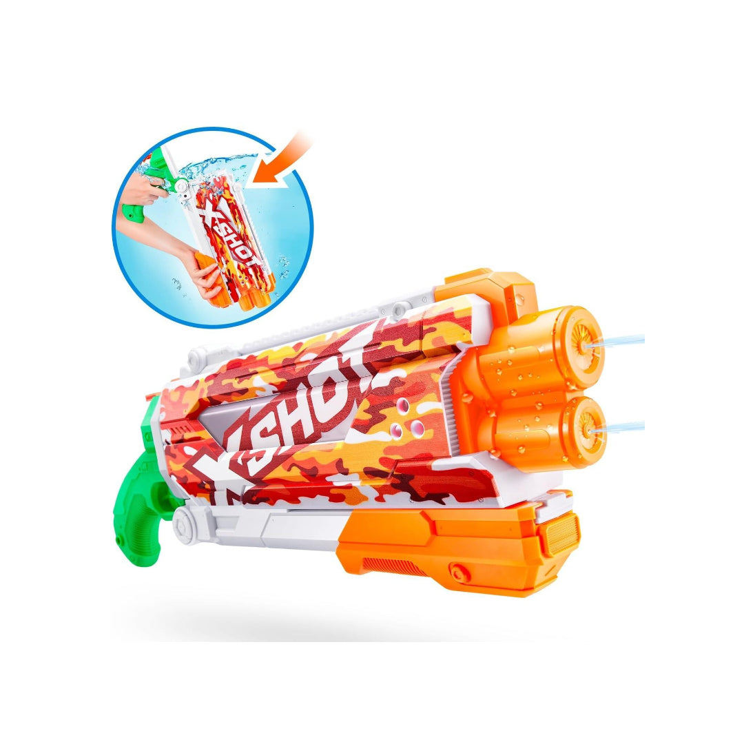 X-Shot - Shotgun Fast-Fill Skins Water Gun