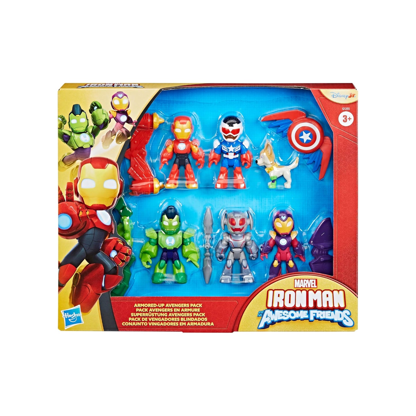 Iron Man and His Awesome Friends Marvel Super Armor Avengers Pack Action Figure Set
