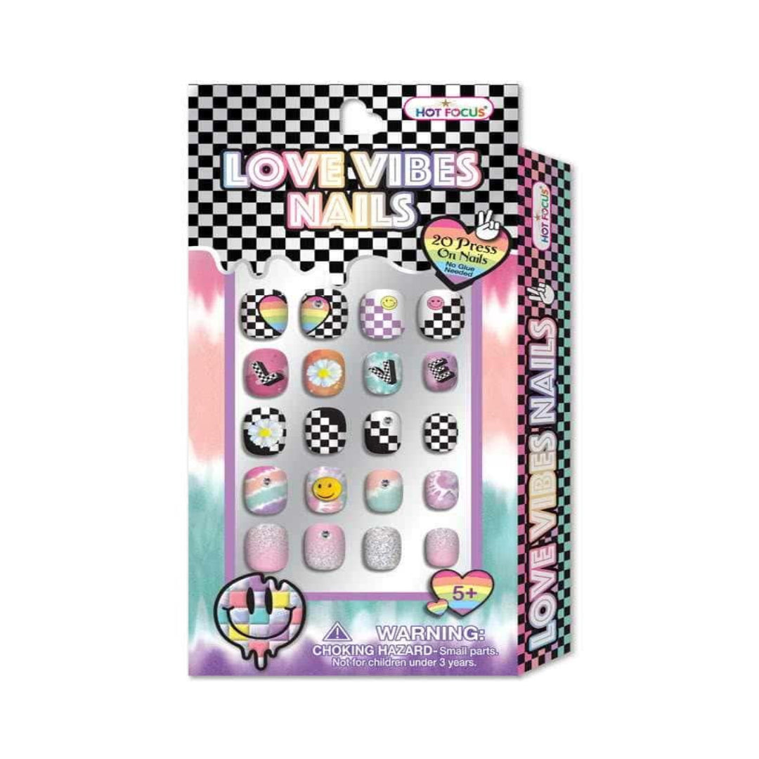 Hot Focus Love Vibes Nails