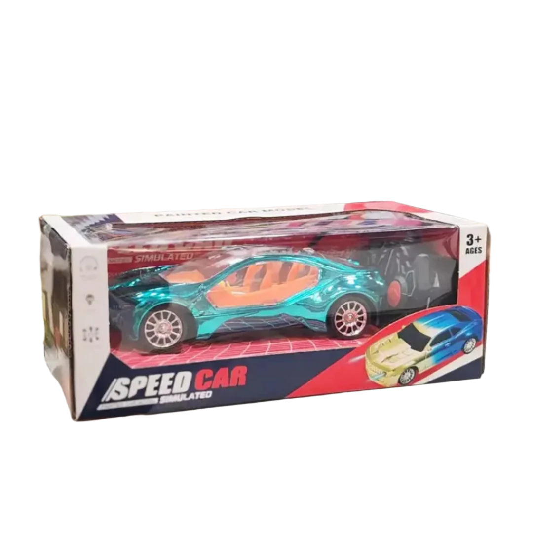 Metallic remote control car toy