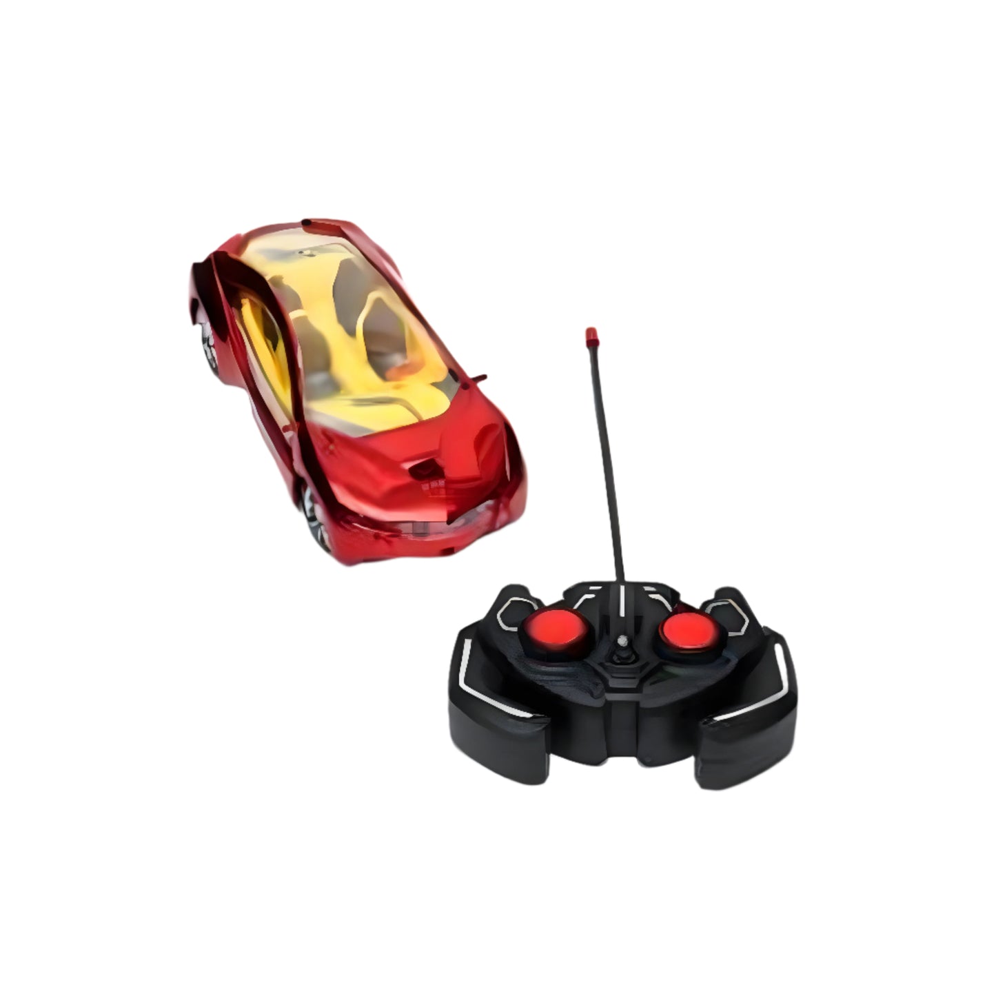 Metallic remote control car toy