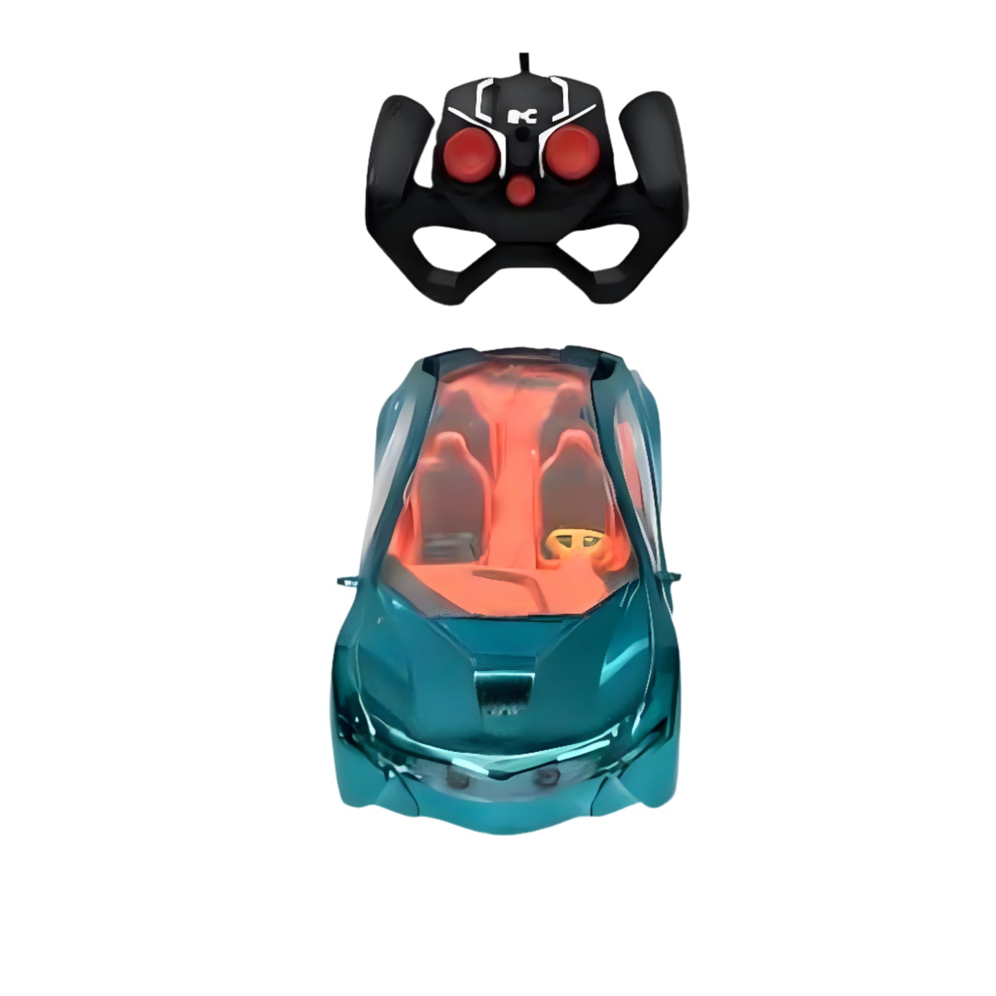 Metallic remote control car toy