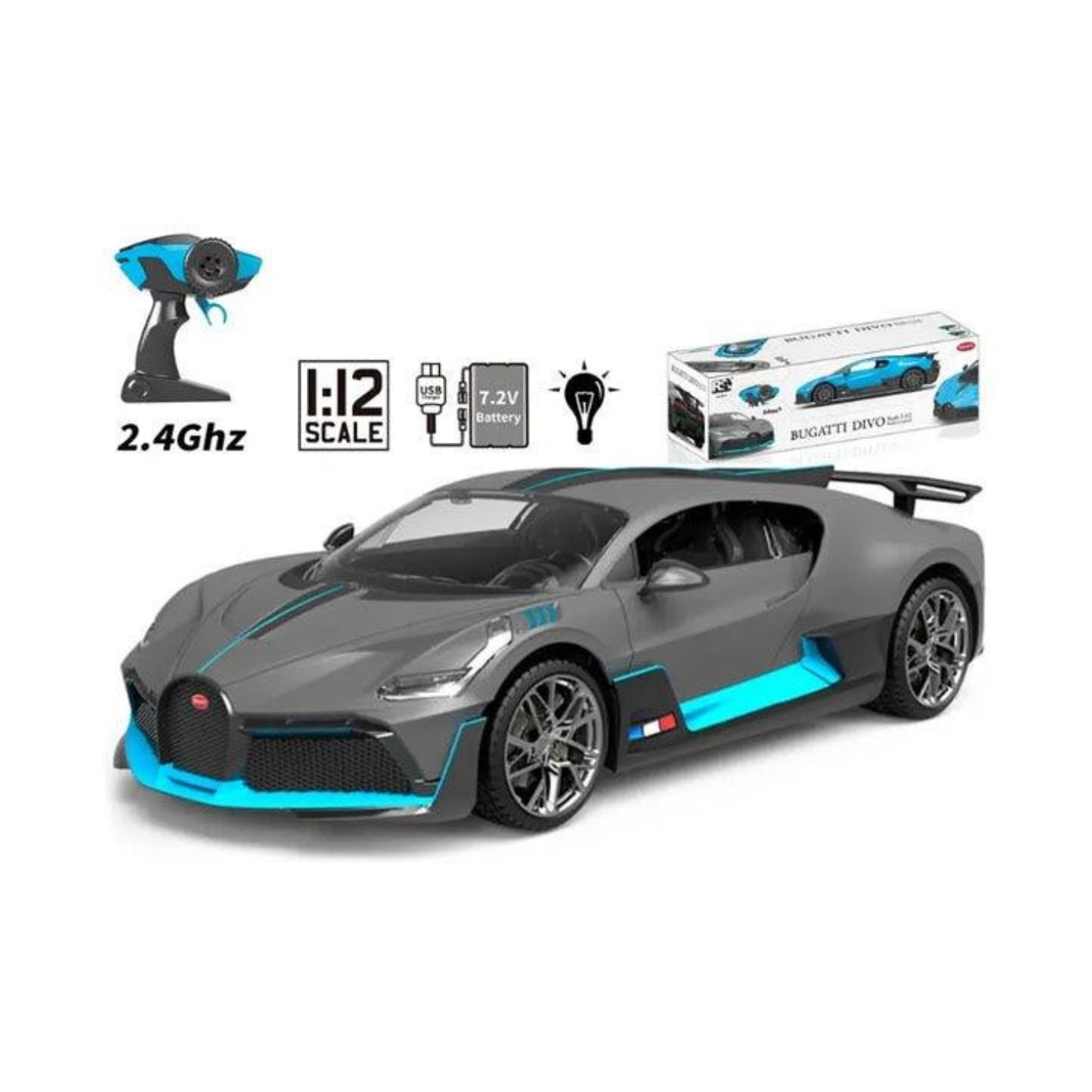 RW 1:12 Bugatti Divo Remote Control Car