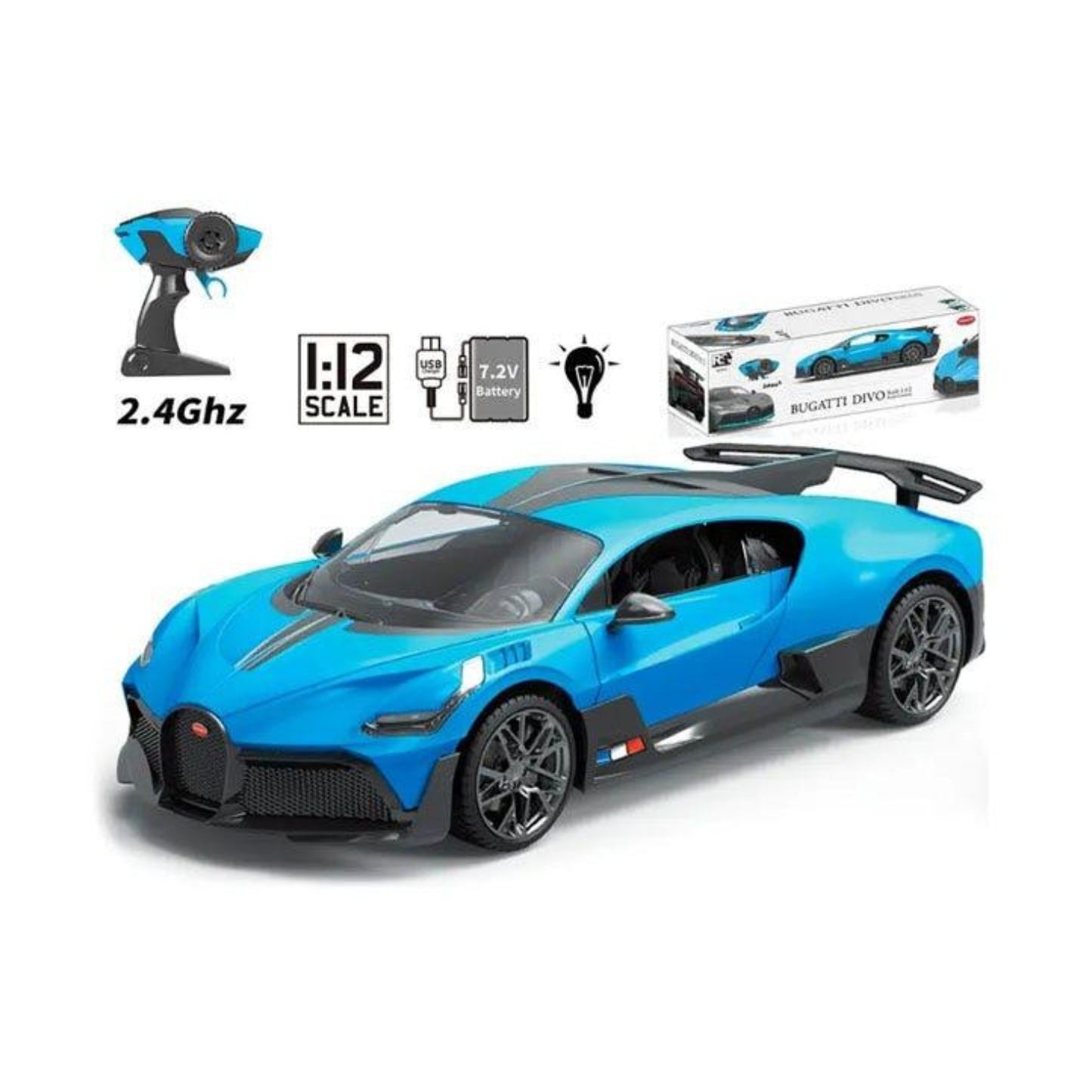 RW 1:12 Bugatti Divo Remote Control Car