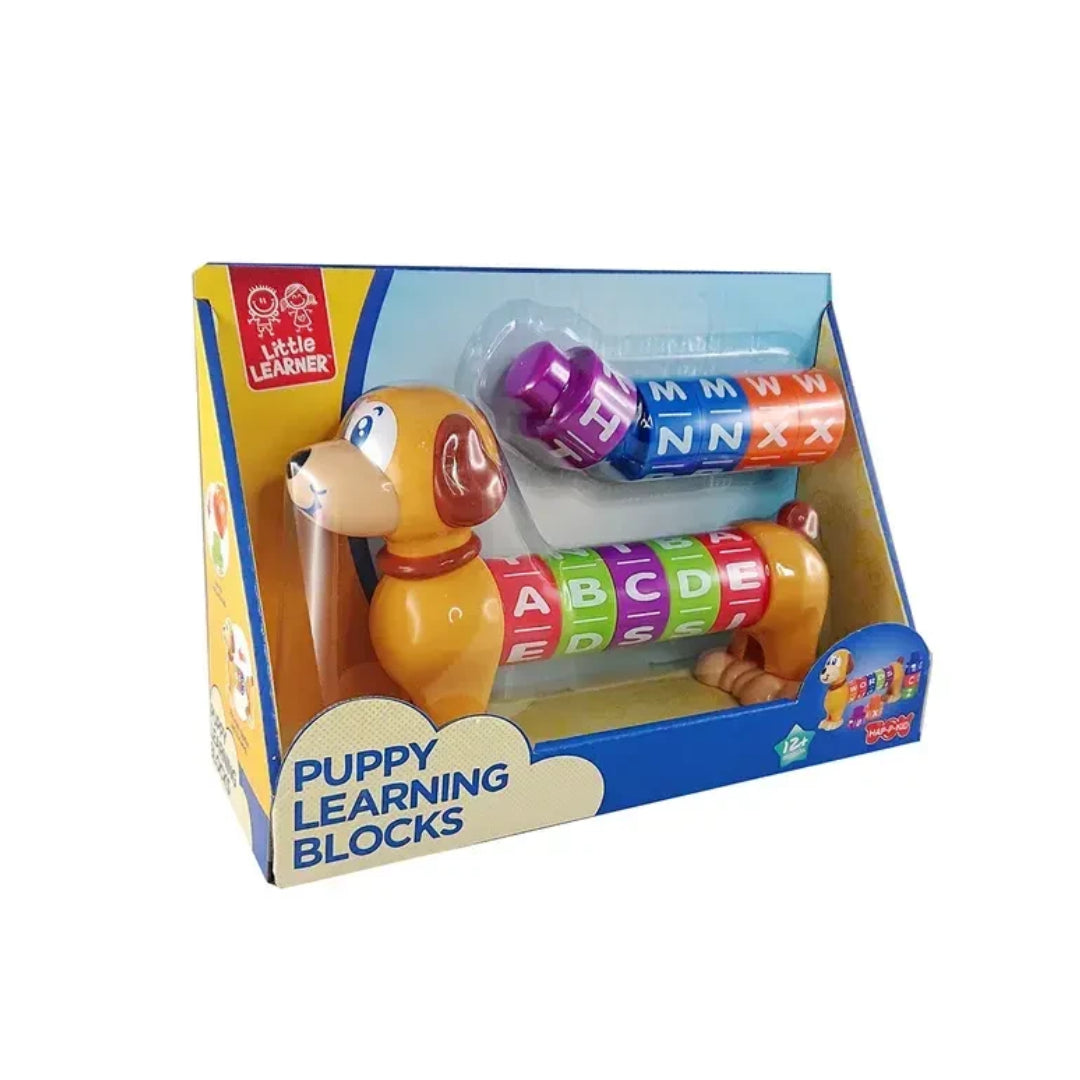 Little Learners Puppy Learning Blocks Set
