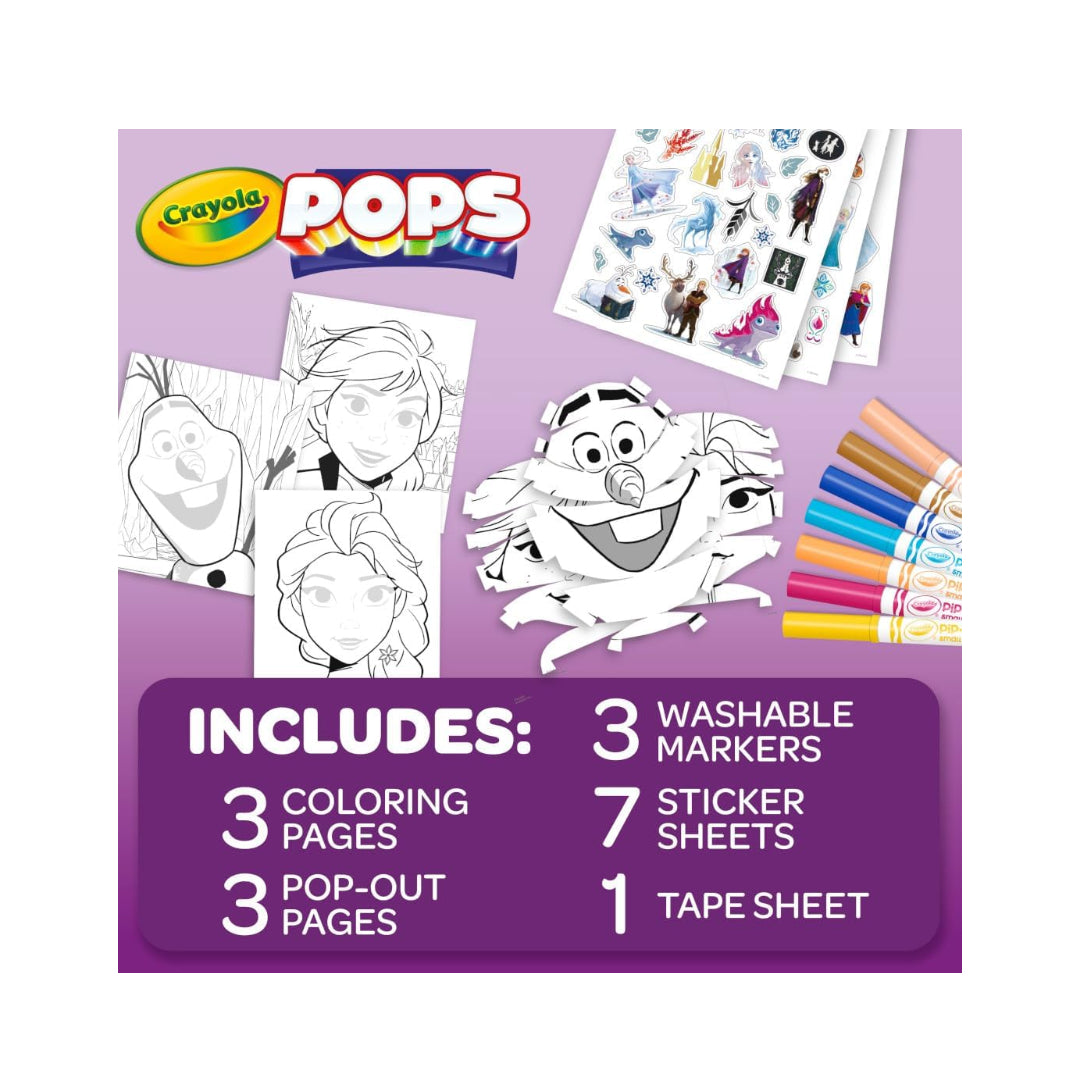 Crayola POPS 3D Frozen Activity Set
