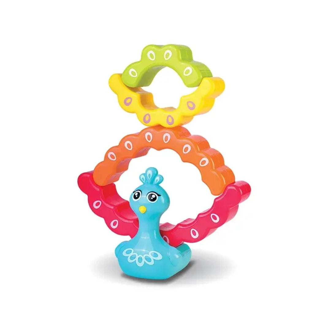 Little Learners Peacock Stacker