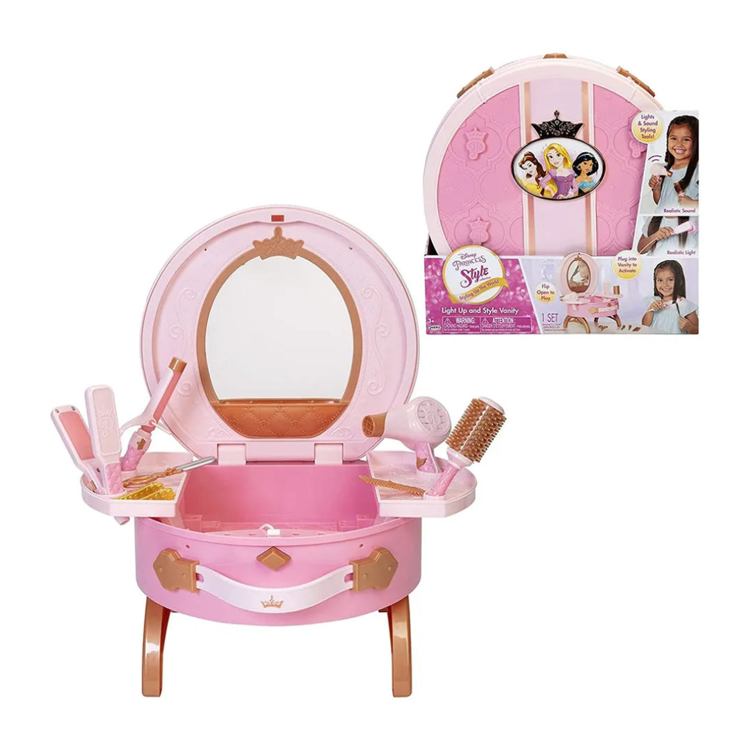 Jakks Pacific - Disney Princess Style Feature Travel Vanity