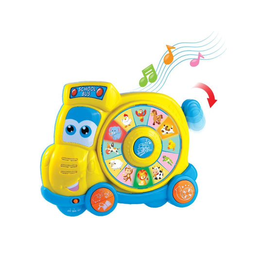 Little Learners Spin 'N Learn School Bus