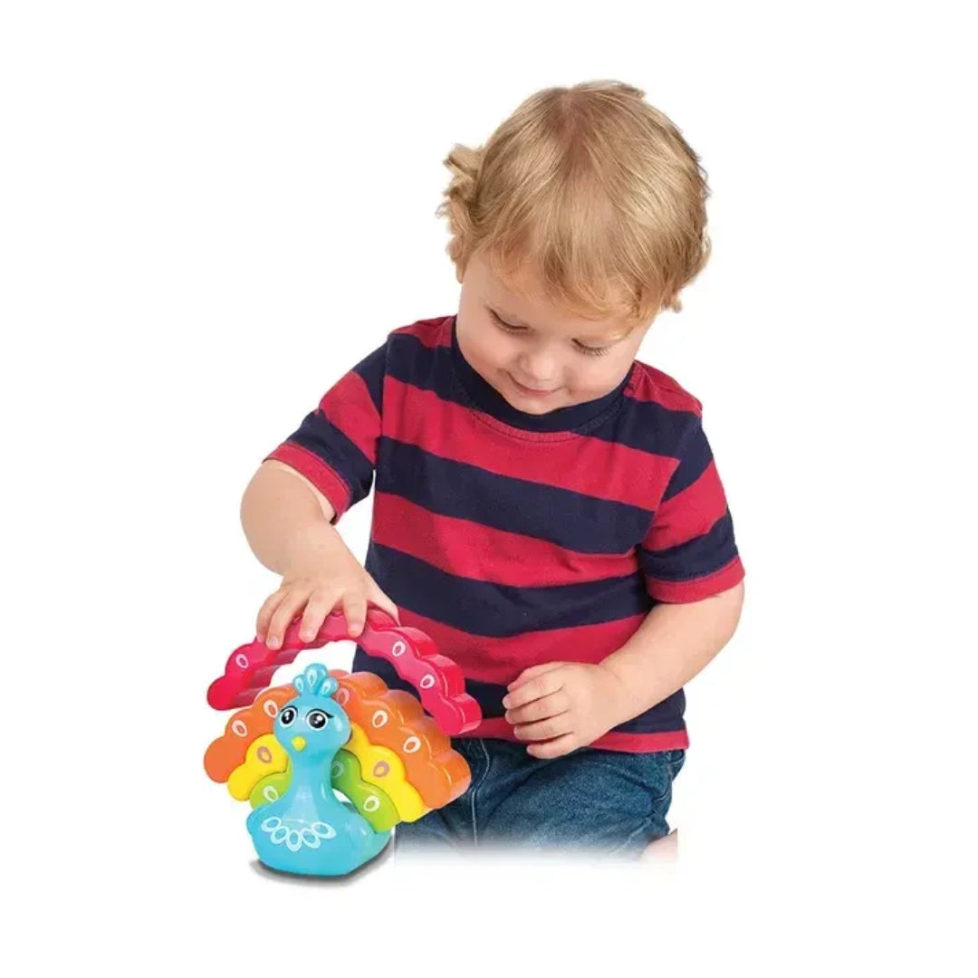 Little Learners Peacock Stacker