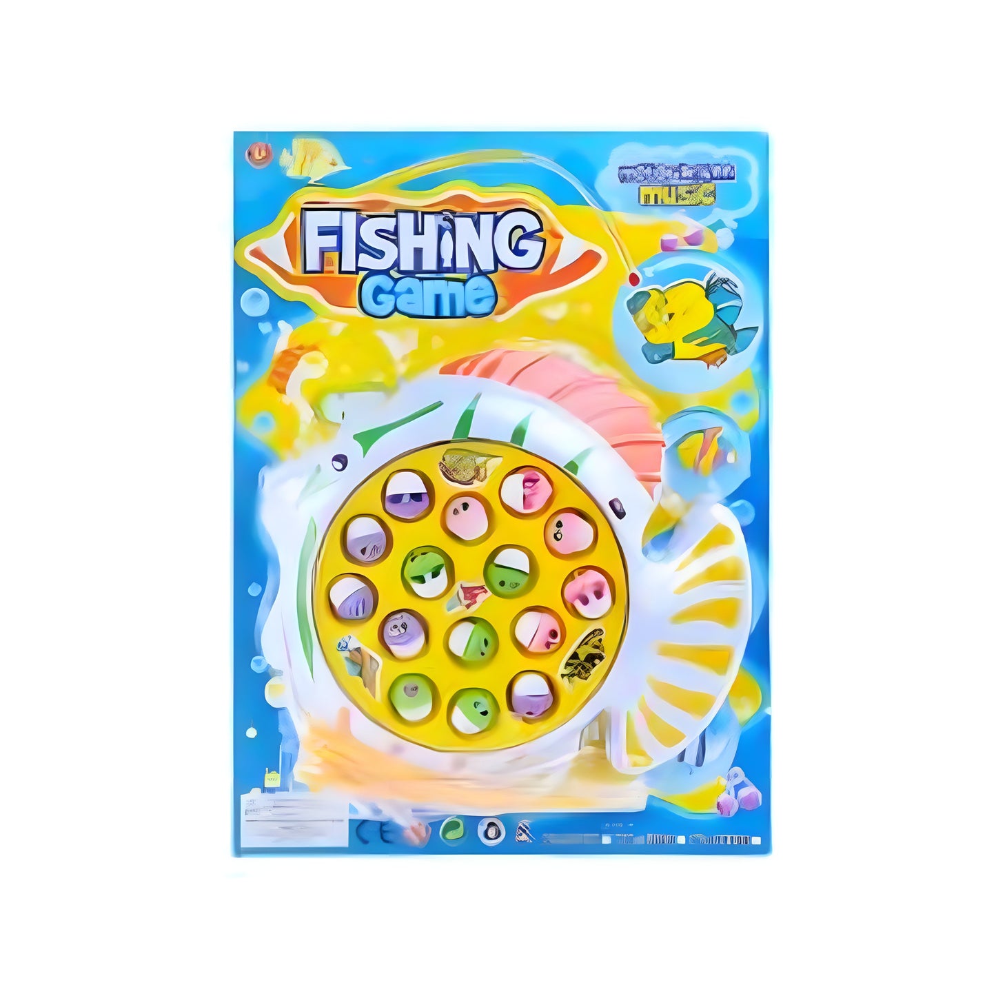 Fish-Shaped Magnetic Fishing Game – 15 Pieces