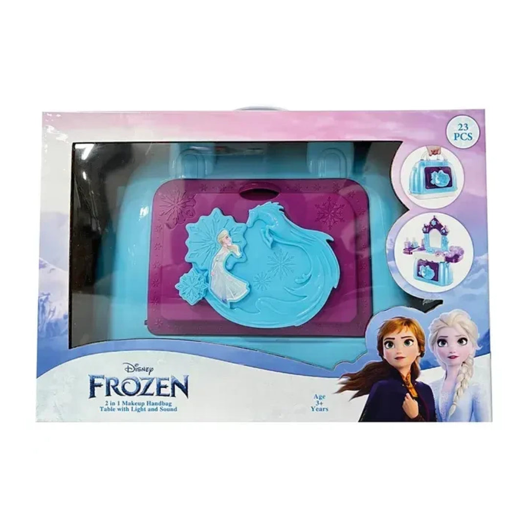 Disney - 2-In-1 Frozen Makeup Handbag Playset Light