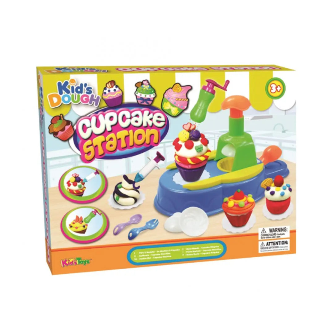 Kids Toys Dough Cupcake Station