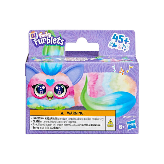 FURBY DJ Furblets Can-Dee-Swirl Mini Electronic Plush Toy