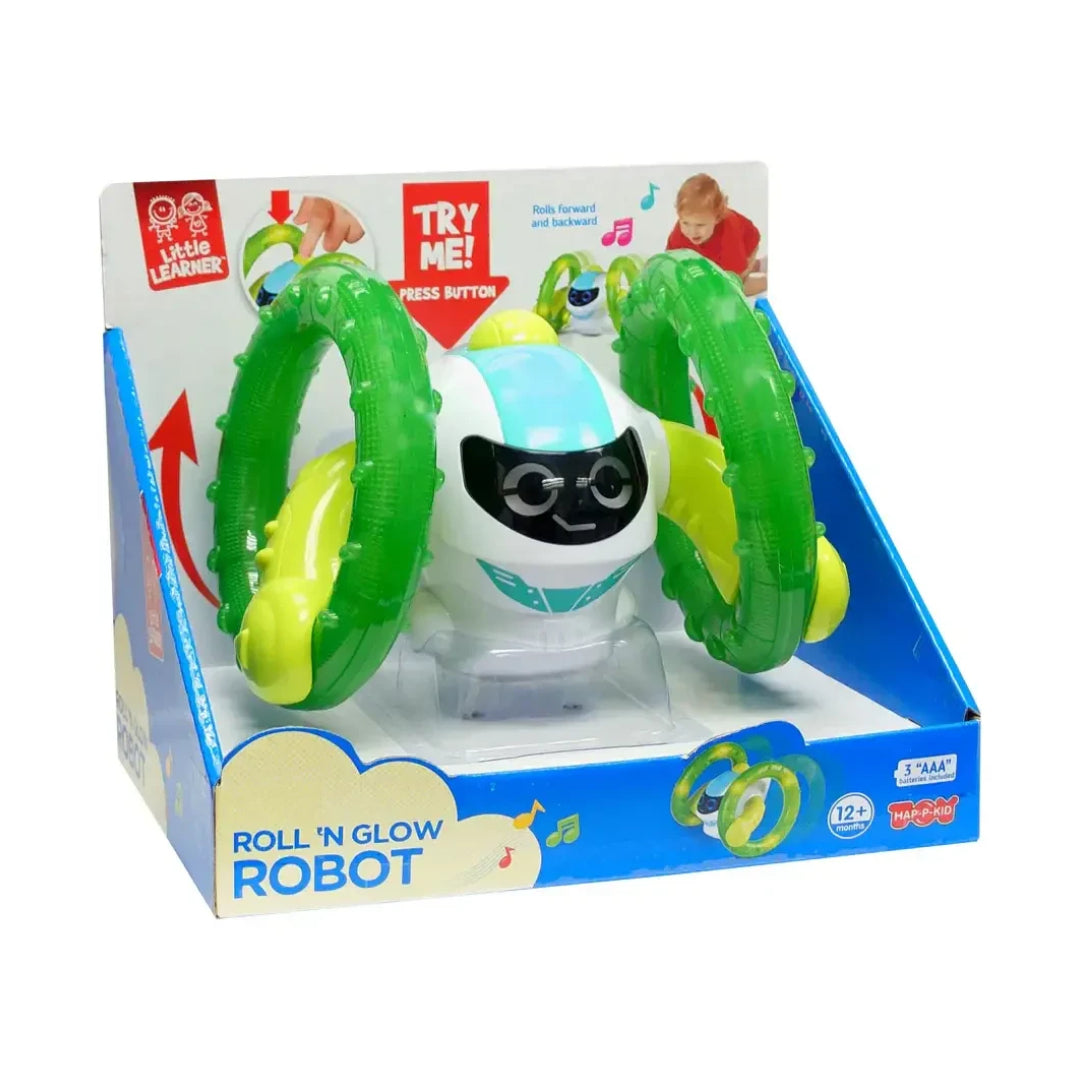 Little Learners Roll N Glow Robot
