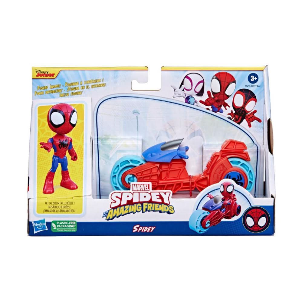 Spidey Action Figure & Toy Motorcycle