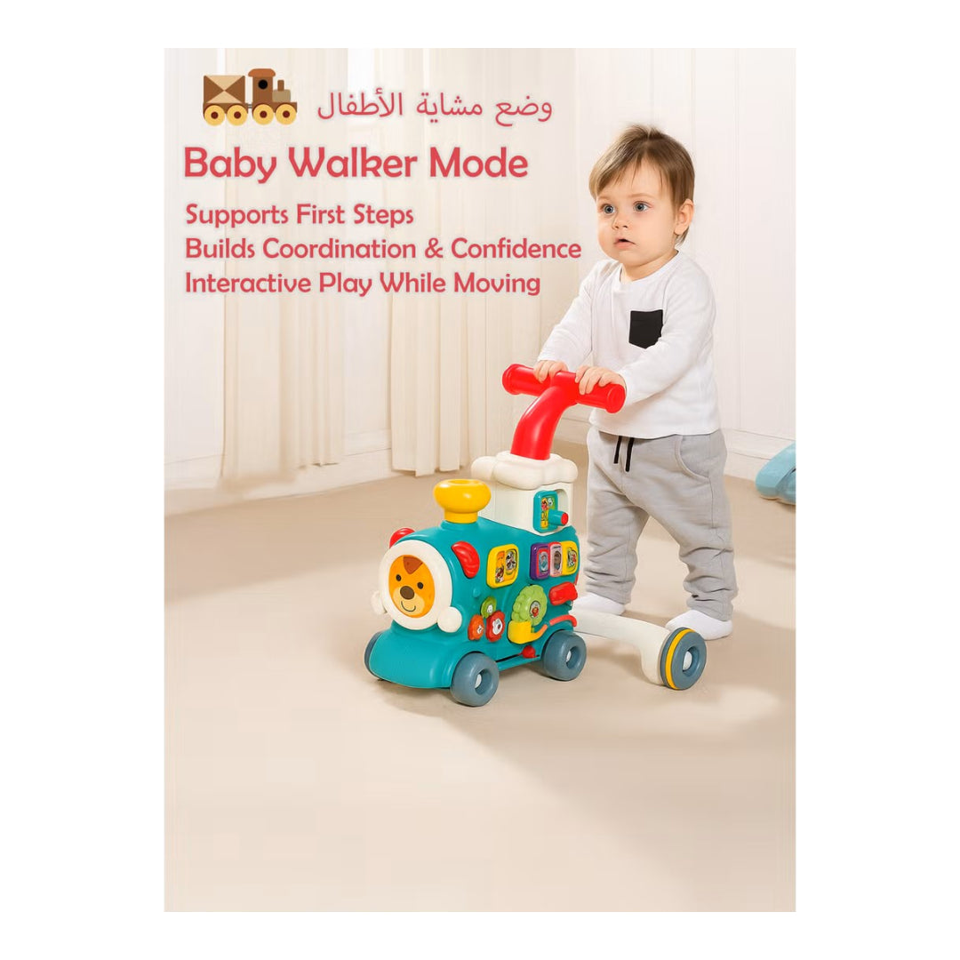 Steam Toddler Train 5-in-1 (الأخضر)