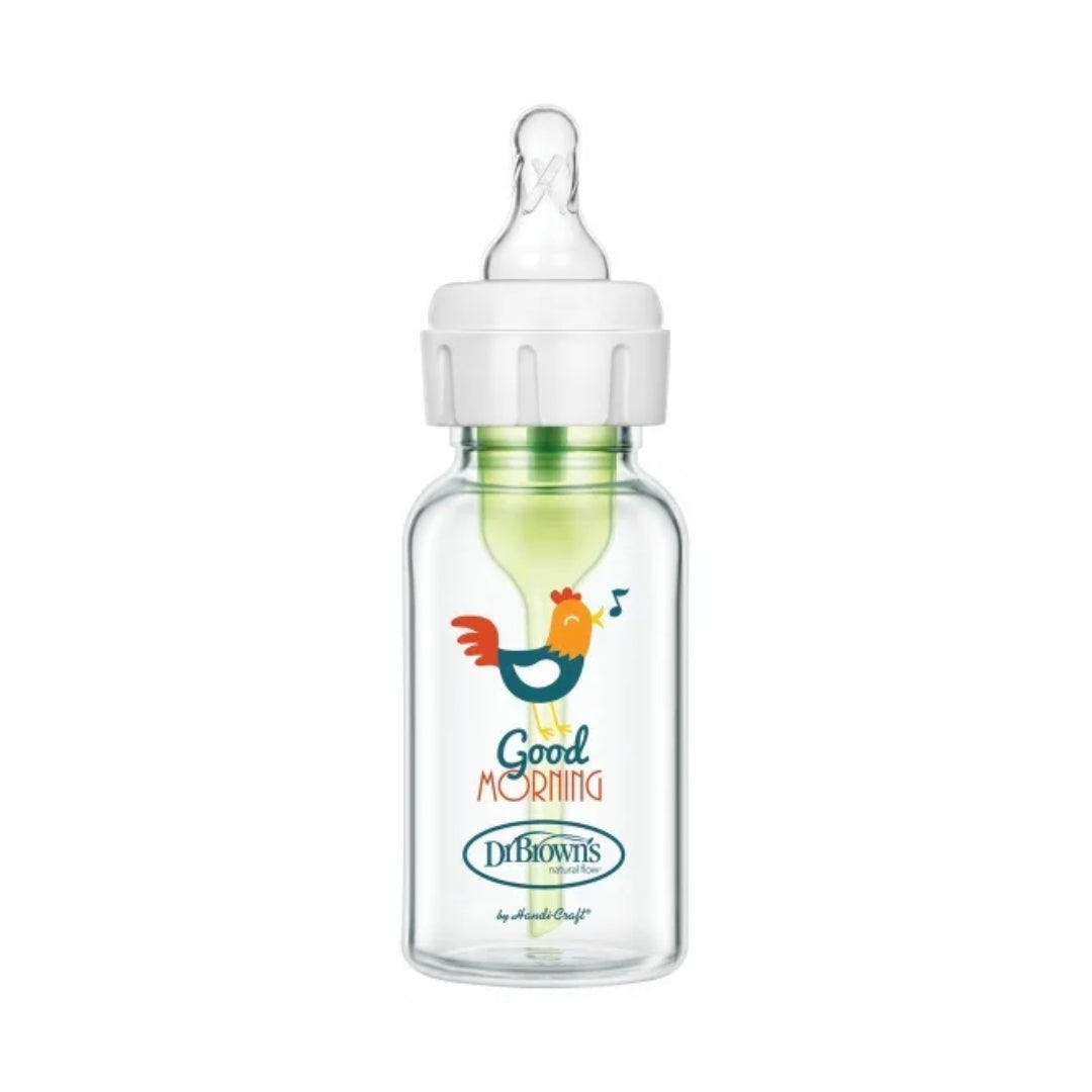 Dr. Brown’s Options+ Narrow Neck Glass Baby Bottle 120ml