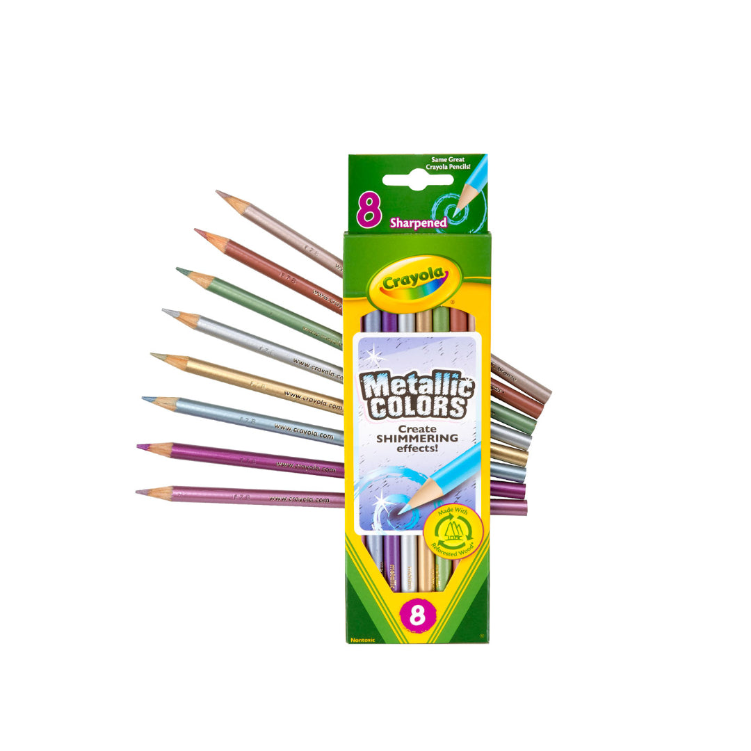 CRAYOLA Metallic Colored Pencils