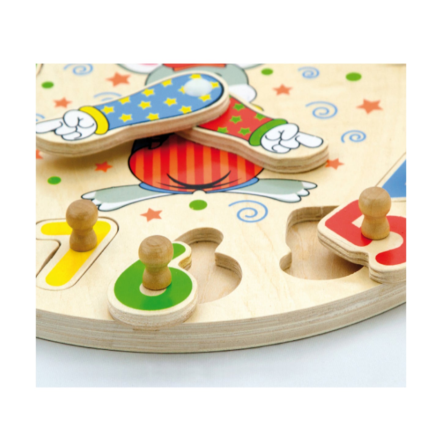 VIGA Wooden Clock Puzzle