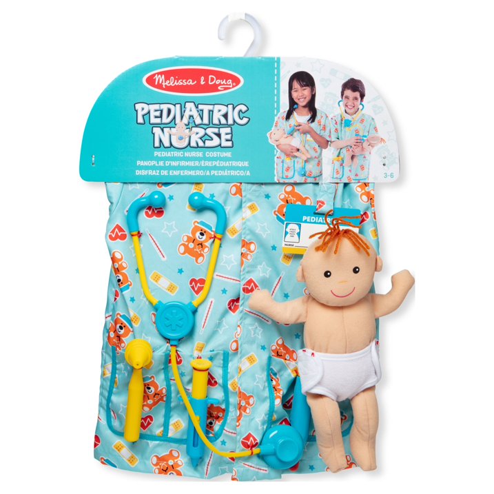 Melissa & Doug Pediatric Nurse Costume Role Play Set