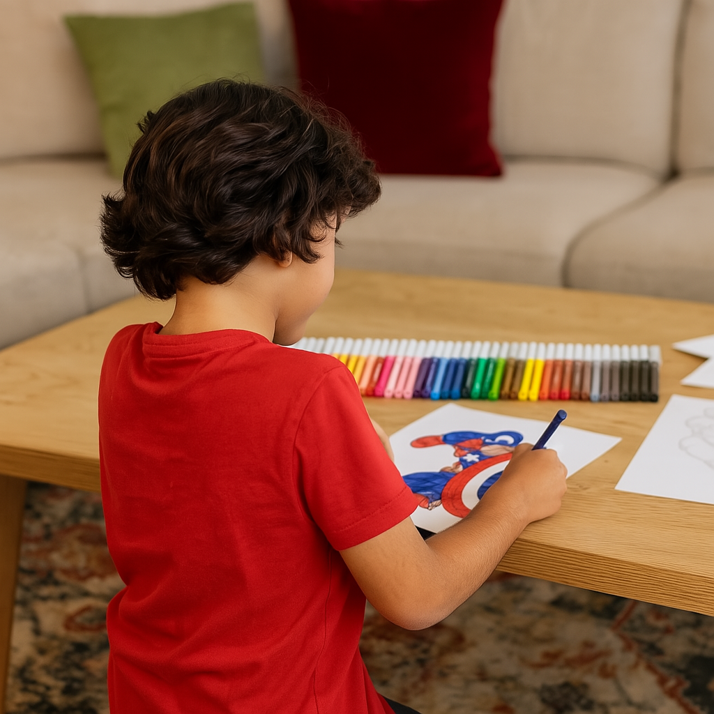 Multiprint - Avengers 60 Felt-Tip Pens Coloring Set