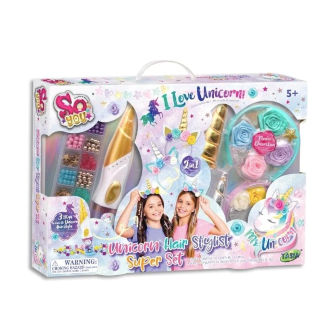 Unicorn Hair Stylist Super Set