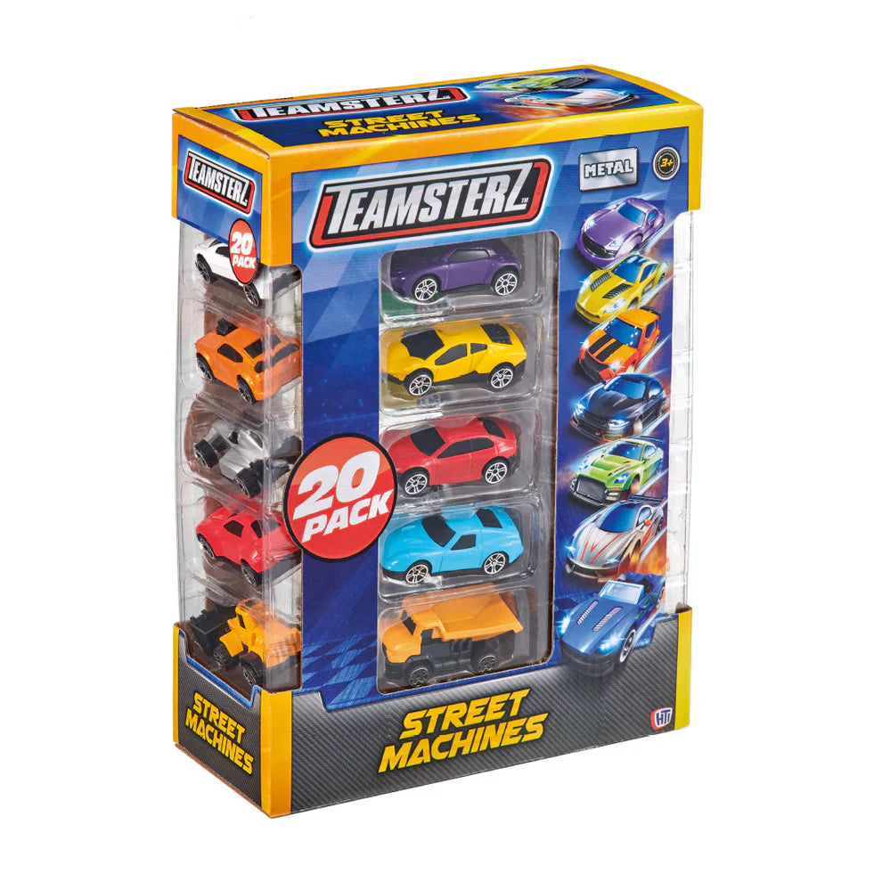 آلات Teamsterz Street Die-Cast 20pk
